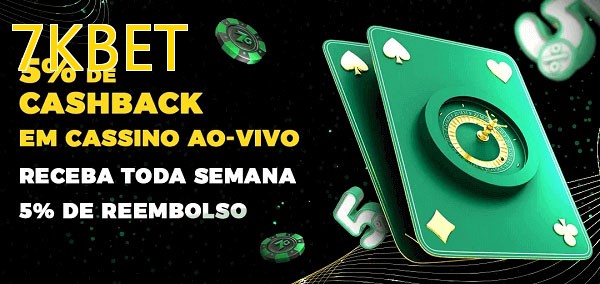 Promoções do cassino ao Vivo 7KBET